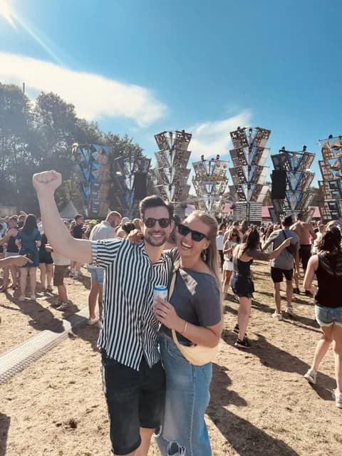 Carmen en Michiel samen aan het werk